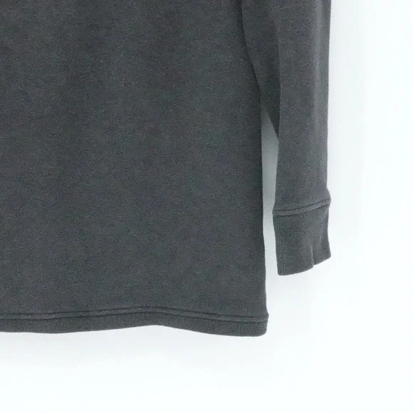 Athleta Hoodie Womens‎ Small Charcoal Gray Funnel Neck Kangaroo Pocket - Picture 11 of 16